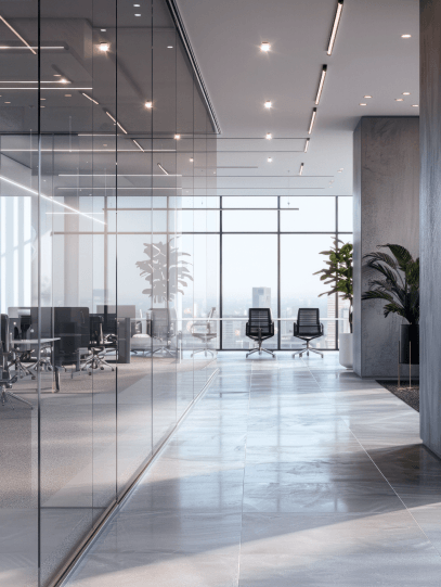 Frameless Glass Partitions