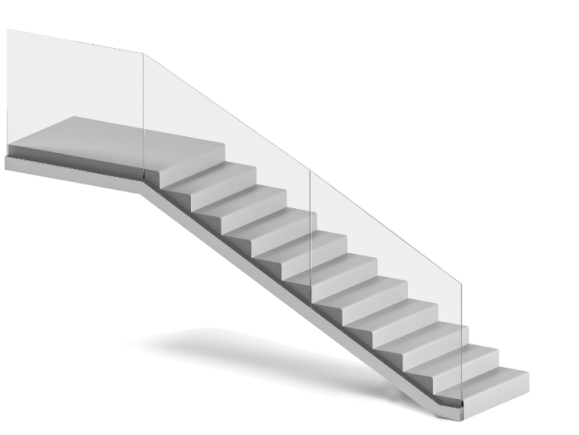 staircase shoe track